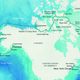 The Northwest Passage route of the Crystal Serenity cruise ship.
